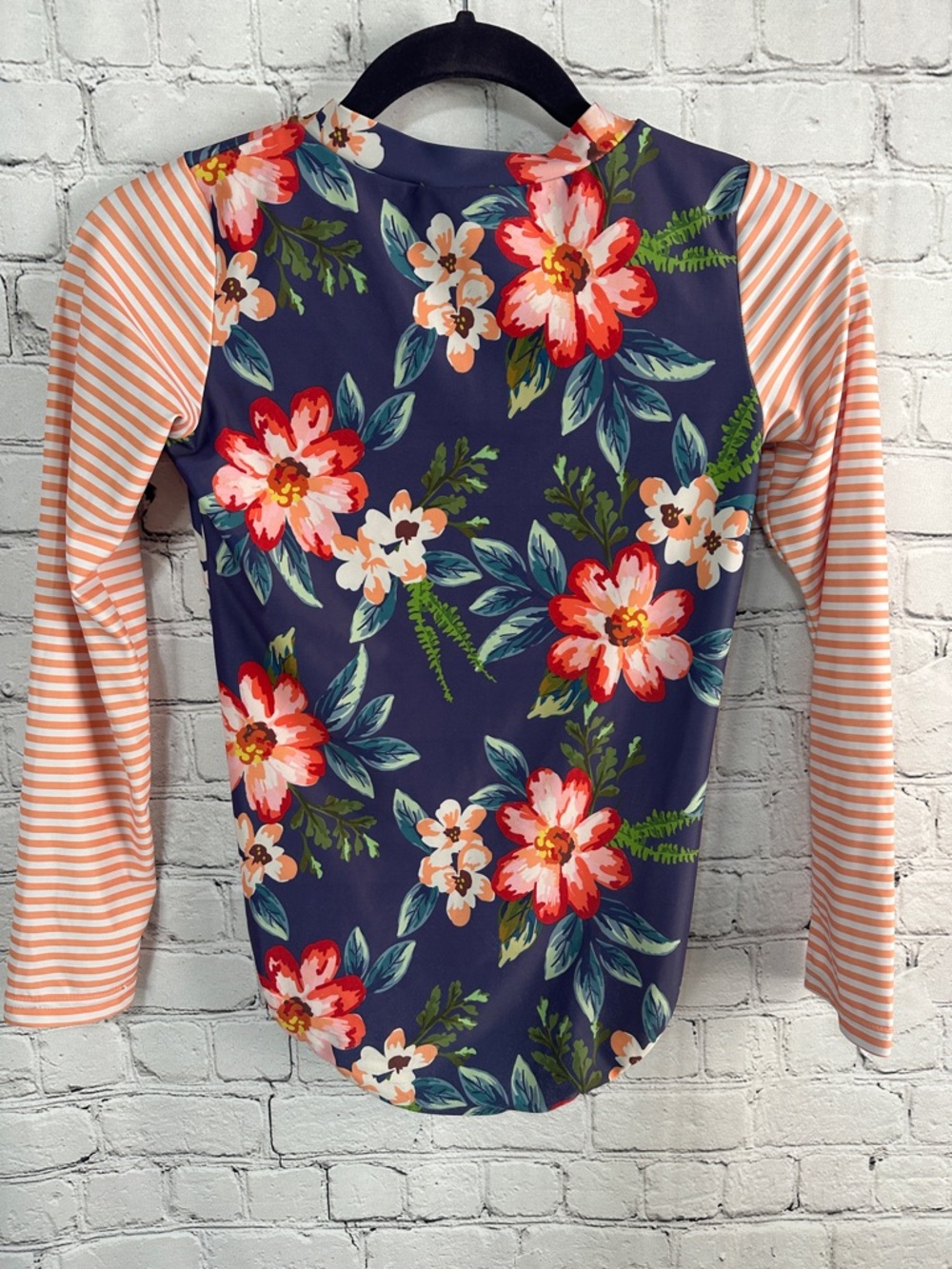 Oopsie Daisy long sleeve rash guard one piece swimsuit girls 12 - Picture 4 of 8